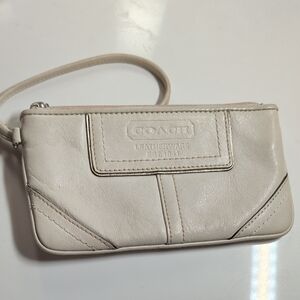 Genuine Leather Coach Wristlet- Vintage